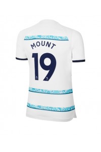 Chelsea Mason Mount #19 Fotballdrakt Borte Klær Dame 2022-23 Korte ermer